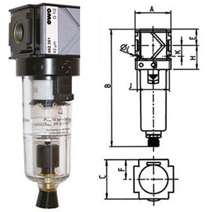 3463GSPA - VARIOBLOC COMPRESSED AIR FILTERS - Orig. Ewo